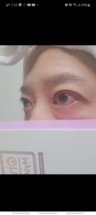 피비에스코리아 [오마이셀프] 셀프 속눈썹펌 키트 뷰러펌 파마 세트 — 5점을 준 리뷰어가 2021년 11월 올린 사용 사진