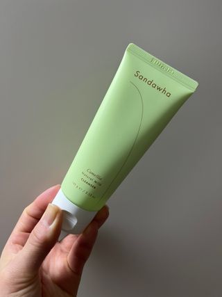 스킨큐어 산다화 울트라 젠틀 약산성 세안제 — 5점을 준 리뷰어가 2023년 3월 올린 사용 사진