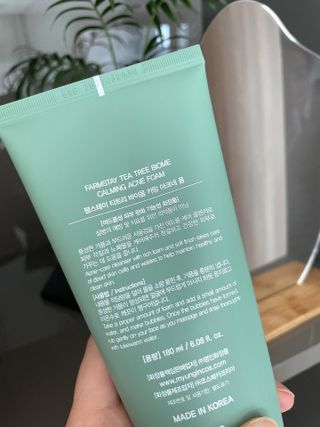 팜스테이 티트리 바이옴 카밍 아크네 폼 — 5점을 준 리뷰어가 2022년 3월 올린 사용 사진