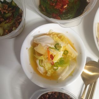 셰프애찬 단호박 백김치 1kg — 5점을 준 리뷰어가 2022년 10월 올린 사용 사진