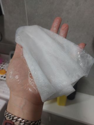 카프리나 프레쉬 산양밀크 어메이징 바디워시 500ml(오리지널향) — 3.5점을 준 리뷰어가 2023년 4월 올린 사용 사진