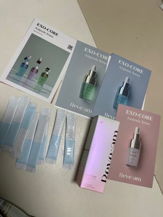 나우 [리브엠] 123억개 엑소좀으로 채운 눈부신 광채, 엑소코어 화이트닝 텐션 앰플 — 5점을 준 리뷰어가 2023년 10월 올린 사용 사진
