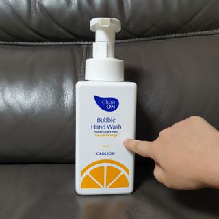 카오리온코스메틱스 클린온 버블 핸드 워시 500ml — 5점을 준 리뷰어가 2021년 8월 올린 사용 사진
