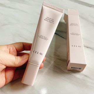 프리마인 선크림만 바꿨을 뿐인데 매일 물 2L챙겨먹고 기초케어 완벽하게 한 물빛피부 완성,셀라브UV프로텍터 — 5점을 준 리뷰어가 2023년 6월 올린 사용 사진
