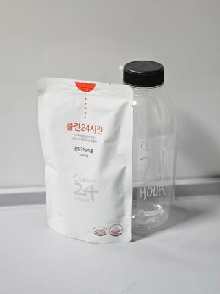 클린24시간 1BOX(5포) + 전용보틀(500ml) — 5점을 준 리뷰어가 2023년 8월 올린 사용 사진