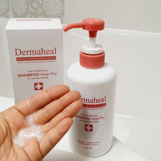 더마힐 헤어 컨디셔닝 샴푸 릴렉스 500ml — 4.5점을 준 리뷰어가 2021년 3월 올린 사용 사진