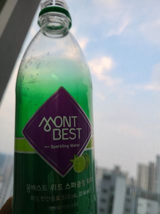 몽베스트 Montbest with Sparkling water Lime20병 — 5점을 준 리뷰어가 2022년 8월 올린 사용 사진