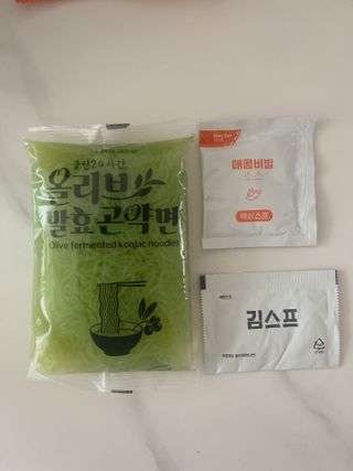 클린24시간 올리브 발효곤약면 찰비빔면 1세트-(3봉) — 5점을 준 리뷰어가 2024년 2월 올린 사용 사진