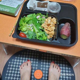 참살이도시락 작심삼일 샐러드도시락 3개 맛보기 새벽배송 또는 택배배송 — 5점을 준 리뷰어가 2021년 7월 올린 사용 사진