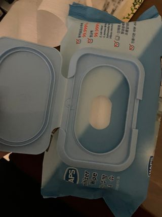 햅스 세균없는 주방 대형 2팩, HAPS sanitizer wipe — 5점을 준 리뷰어가 2022년 1월 올린 사용 사진