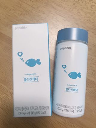 파파비오랩 승무원 콜라겐 콜라겐바다 — 5점을 준 리뷰어가 2021년 1월 올린 사용 사진