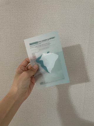 에이스노 레스큐 이미디에이트 수딩 시트마스크 — 3.5점을 준 리뷰어가 2021년 11월 올린 사용 사진