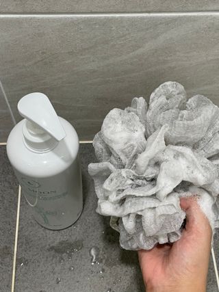 [닥터문] 센텔라 시카케어 화이트머스크 바디워시 1000ml — 5점을 준 리뷰어가 2023년 7월 올린 사용 사진