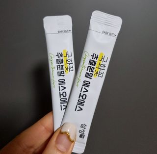 체인미 국화꽃 추출분말 에스오에스 곡류효소 과일채소 17종 혼합 분말 스틱 — 5점을 준 리뷰어가 2021년 12월 올린 사용 사진