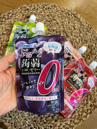 ORIHIRO 오리히로 곤약젤리 제로칼로리 130g 4종 4팩(맛별로 1팩씩) — 5점을 준 리뷰어가 2022년 12월 올린 사용 사진