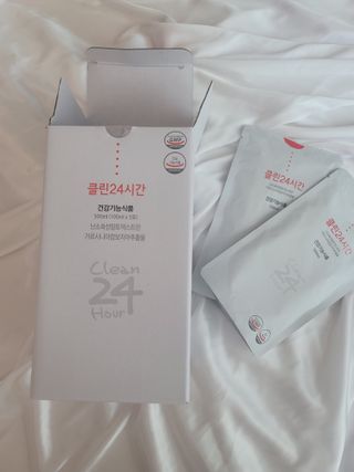 클린24시간 1BOX(5포) + 전용보틀(500ml) — 5점을 준 리뷰어가 2022년 9월 올린 사용 사진