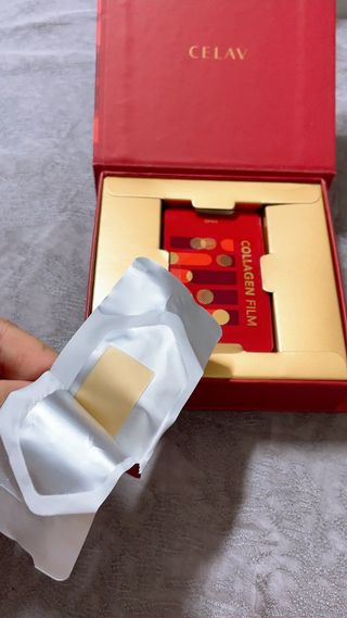 프리마인 귀족의 콜라겐, 92배 흡수율. 럭셔리 프리미엄 셀라브 콜라겐필름 30매 — 4.5점을 준 리뷰어가 2021년 10월 올린 사용 사진