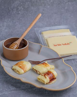 앙투어솔레 아일랜드 구워먹는 치즈 100 자연 치즈 와인안주 300g(100g x 3팩) — 4점을 준 리뷰어가 2022년 10월 올린 사용 사진