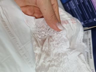 N[템포 ] 패드 내추럴 순면 입는 오버나이트 5P * 2개 — 4.5점을 준 리뷰어가 2024년 4월 올린 사용 사진
