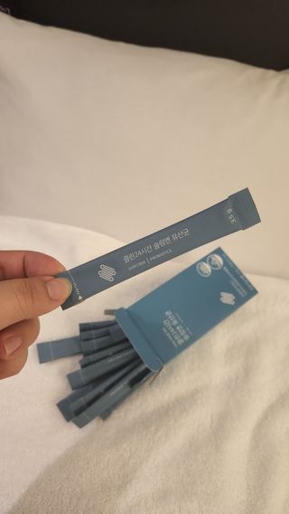 클린24시간 슬림앤유산균 1박스 (3.5g X 15포) — 5점을 준 리뷰어가 2022년 8월 올린 사용 사진