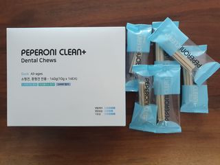 페페로니 클린플러스 덴탈오리껌 10g x 14p — 5점을 준 리뷰어가 2021년 7월 올린 사용 사진