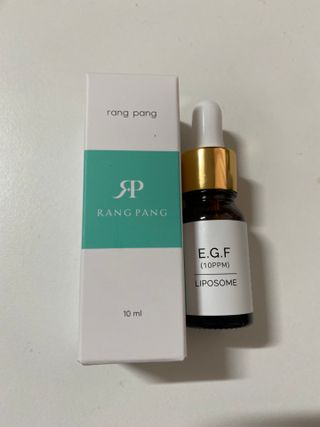 랑팡 EGF+FGF 10ppm 리포좀 앰플 원액 10ml — 5점을 준 리뷰어가 2021년 11월 올린 사용 사진