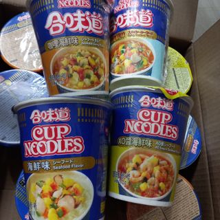 NISSIN 닛신 컵누들  4종 - 씨푸드오리지날, 씨푸드 스파이시, 씨푸드 커리, 씨푸드 XO소스 — 5점을 준 리뷰어가 2022년 12월 올린 사용 사진