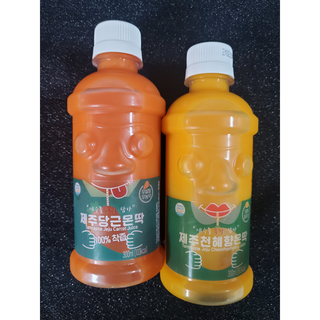 탐라원 제주의 맛, 몬딱주스 4종세트 - 한라봉몬딱주스, 천혜향몬딱주스, 청귤에이드, 당근몬딱주스 — 5점을 준 리뷰어가 2021년 8월 올린 사용 사진