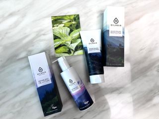 오일아리아 뉴트리 모이스처라이징 세사미 씨드 오일로션 & 데일리 디톡스 세사미 그라운즈 바디스크럽 — 5점을 준 리뷰어가 2023년 6월 올린 사용 사진