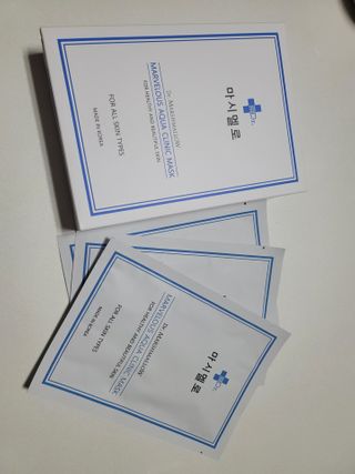 닥터마시멜로 닥터마스멜로 마블러스 아쿠아 클리닉 마스크 — 4점을 준 리뷰어가 2021년 2월 올린 사용 사진