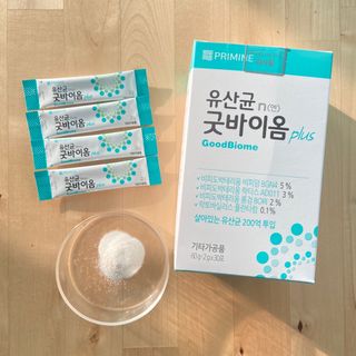 프리마인 유산균 국가지정연구소 선정, 살아있는 생유산균 200억 마리의 힘. 유산균n굿바이옴플러스 — 4점을 준 리뷰어가 2021년 11월 올린 사용 사진