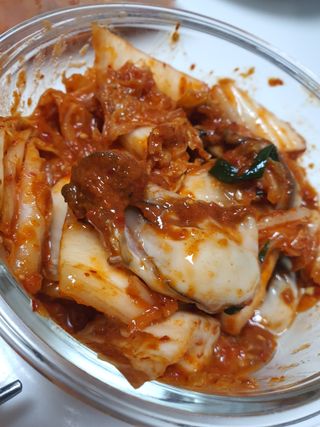 셰프애찬 별미김치 굴겉절이 1kg — 5점을 준 리뷰어가 2022년 12월 올린 사용 사진
