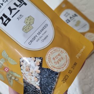 더빈트 와삭바삭 김스낵 — 4.5점을 준 리뷰어가 2023년 1월 올린 사용 사진