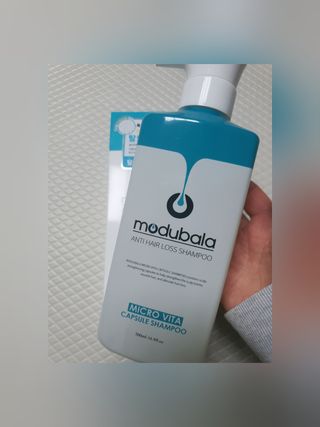 모두발라 마이크로 비타캡슐 탈모샴푸 — 5점을 준 리뷰어가 2022년 2월 올린 사용 사진