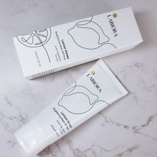 라비오라 레몬 허니 브라이트닝 워시오프 팩 100g — 5점을 준 리뷰어가 2022년 7월 올린 사용 사진