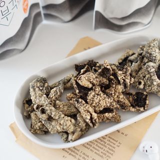 오봉산꽃부각 [만나식품] 오봉산 꽃부각 3가지 맛(오리지널, 새우맛, 매운고추맛) — 5점을 준 리뷰어가 2022년 12월 올린 사용 사진