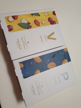 [후르디아] 골라쓰는 비건마스크팩 2종 -백년초 / 망고 — 5점을 준 리뷰어가 2021년 9월 올린 사용 사진