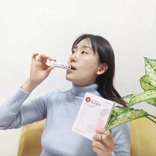 FREE [경남제약헬스케어] 런칭기념 케어플러스 참효소답다 3g x 30포/곡물효소&콤부차 — 5점을 준 리뷰어가 2023년 10월 올린 사용 사진