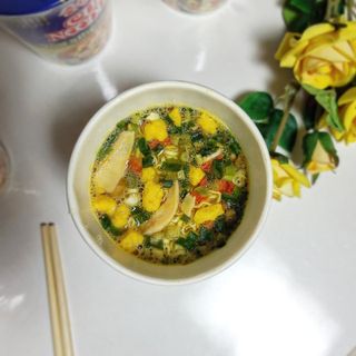 NISSIN 닛신 컵누들  4종 - 씨푸드오리지날, 씨푸드 스파이시, 씨푸드 커리, 씨푸드 XO소스 — 5점을 준 리뷰어가 2021년 12월 올린 사용 사진