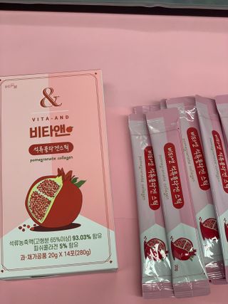비타앤 석류콜라겐스틱 — 5점을 준 리뷰어가 2021년 5월 올린 사용 사진