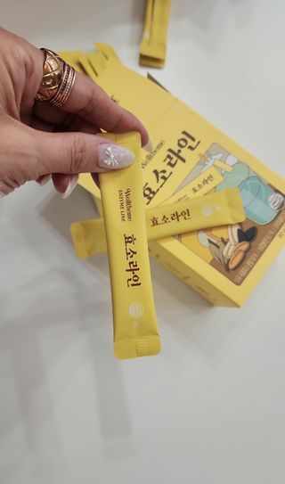 목 넘김이 편한 곡물발효효소 웰테므 효소라인 — 5점을 준 리뷰어가 2023년 11월 올린 사용 사진
