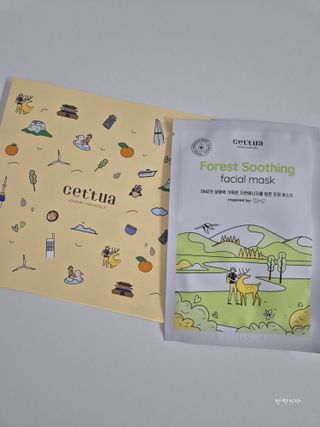 세뚜아(Cettua) 나우[세뚜아] 포레스트 수딩 마스크 Cettual Forest  Soothing Mask 4매 — 5점을 준 리뷰어가 2024년 3월 올린 사용 사진