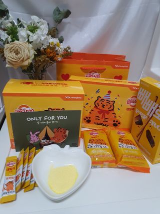 광동생활건강 [광동] 비타500데일리스틱  ★빼빼로데이★ 30포+70포+ 뚱랑이스티커+빼빼로+쇼핑백 — 5점을 준 리뷰어가 2022년 11월 올린 사용 사진