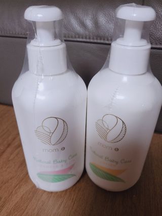 mom e 맘이 내추럴 베이비 케어 샴푸앤바스+로션 — 3점을 준 리뷰어가 2021년 1월 올린 사용 사진