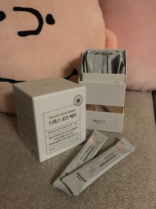 세렌디뷰티_이너뷰티 티톡스 로즈 베리 — 4.5점을 준 리뷰어가 2021년 3월 올린 사용 사진