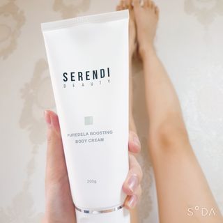 세렌디뷰티 퓨어델라 부스팅 바디크림 — 5점을 준 리뷰어가 2021년 8월 올린 사용 사진