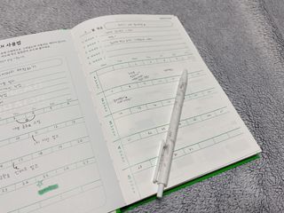 MF[비마이웨이]특허받은 할일카드 플래너, 비마이웨이 세트(만년형) — 5점을 준 리뷰어가 2023년 7월 올린 사용 사진