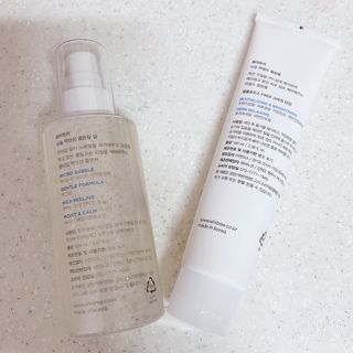 화이트리 비움 약산성 클렌징젤 ,마일드 필링젤 세트 — 5점을 준 리뷰어가 2021년 2월 올린 사용 사진