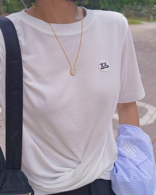 더그린랩 WOMEN TWIST MODAL SHORT SLEEVE — 5점을 준 리뷰어가 2023년 6월 올린 사용 사진