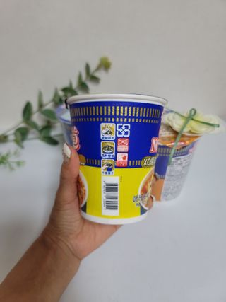 NISSIN 닛신 컵누들  4종 - 씨푸드오리지날, 씨푸드 스파이시, 씨푸드 커리, 씨푸드 XO소스 — 5점을 준 리뷰어가 2021년 10월 올린 사용 사진